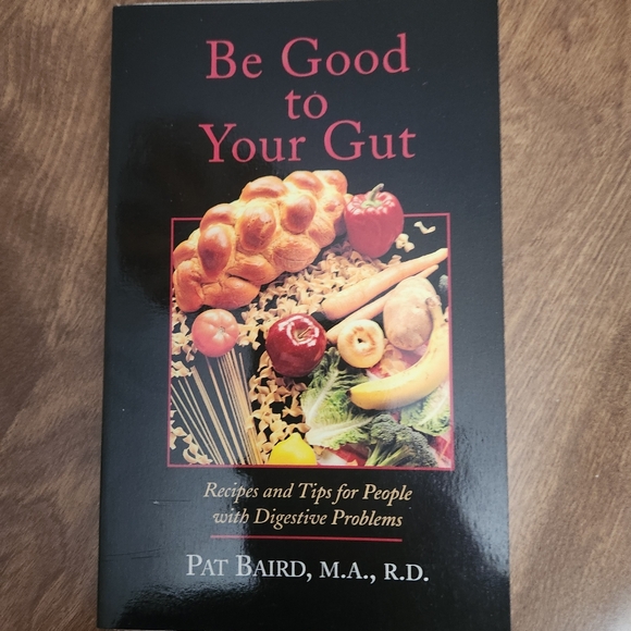 Source Unknown Be Good to Your Gut Cookbook - Black and Red - Picture 1 of 2